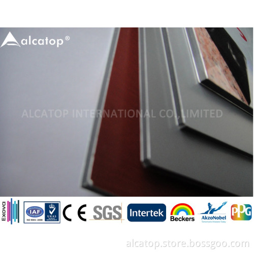 Building Curtain Wall Stone Txture Aluminum Composite Panels